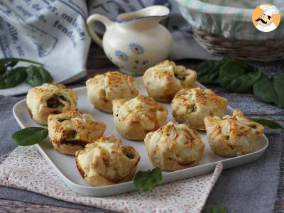 Mini folhados de espinafre e queijo de cabra - foto 4