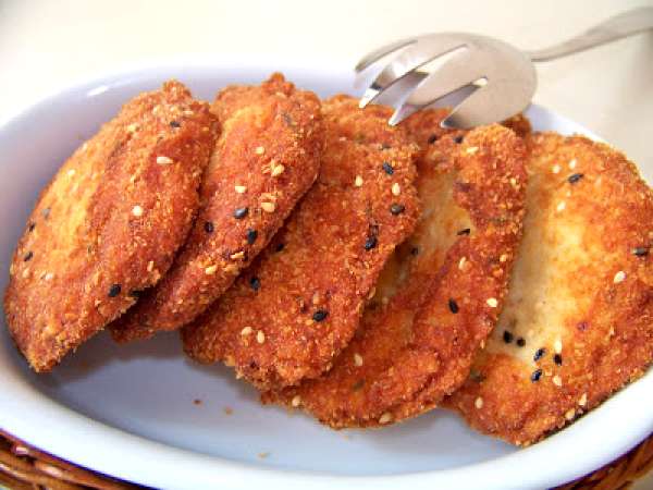 Mini Hamburguer de Frango Mini Hamburguer de Frango