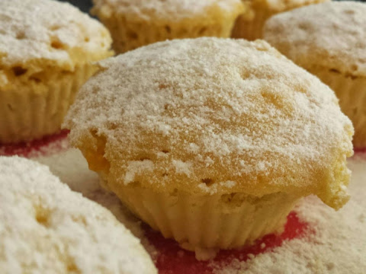 Mini Muffins de Manga e Laranja {Micro-ondas}