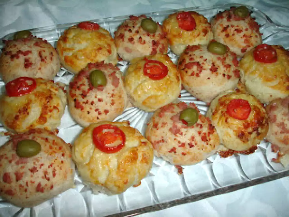 Mini Pães Pizza