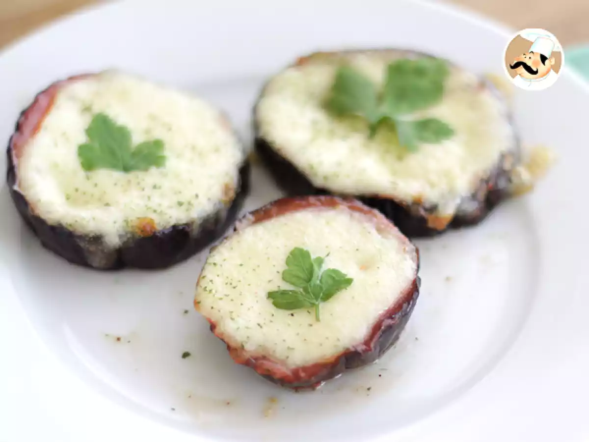 Mini pizzas de Beringela / Berinjela