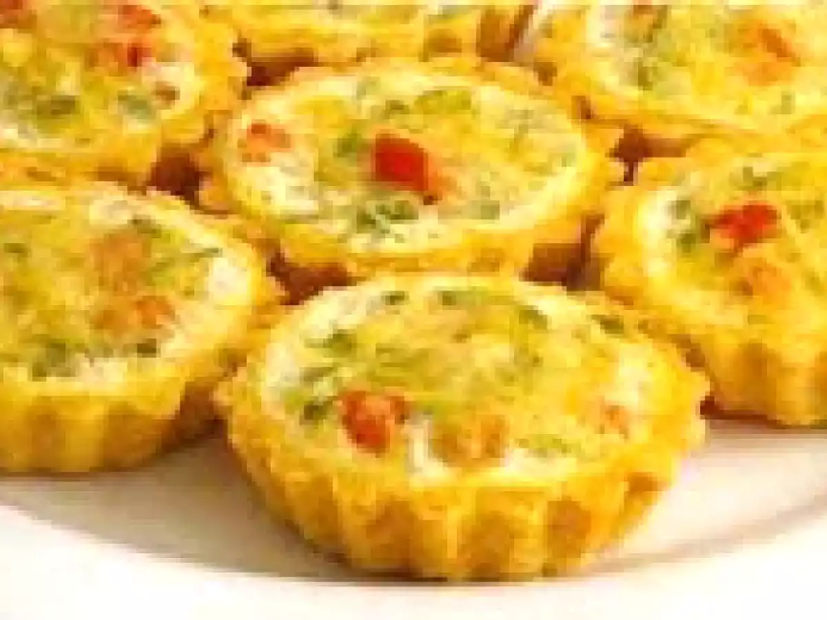 Mini Quiche de Abobrinha (ovo-lacto)