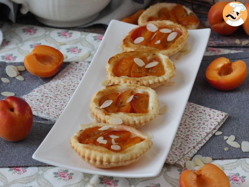 Mini tortas invertidas (tarte tatin) de damasco - foto 3