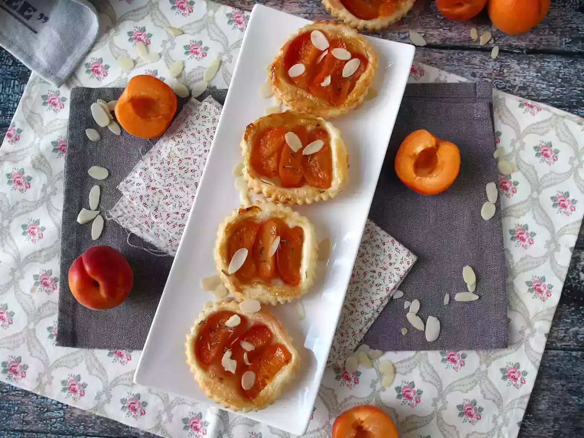 Mini tortas invertidas (tarte tatin) de damasco - foto 5