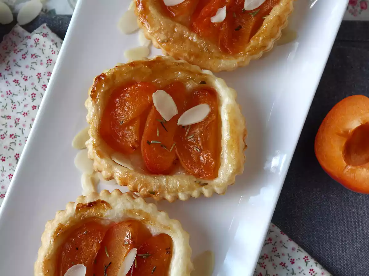 Mini tortas invertidas (tarte tatin) de damasco - foto 6