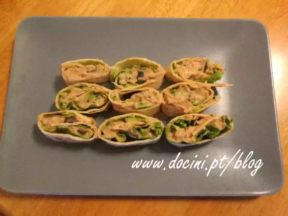Mini Wraps com Pasta de Atum - foto 2