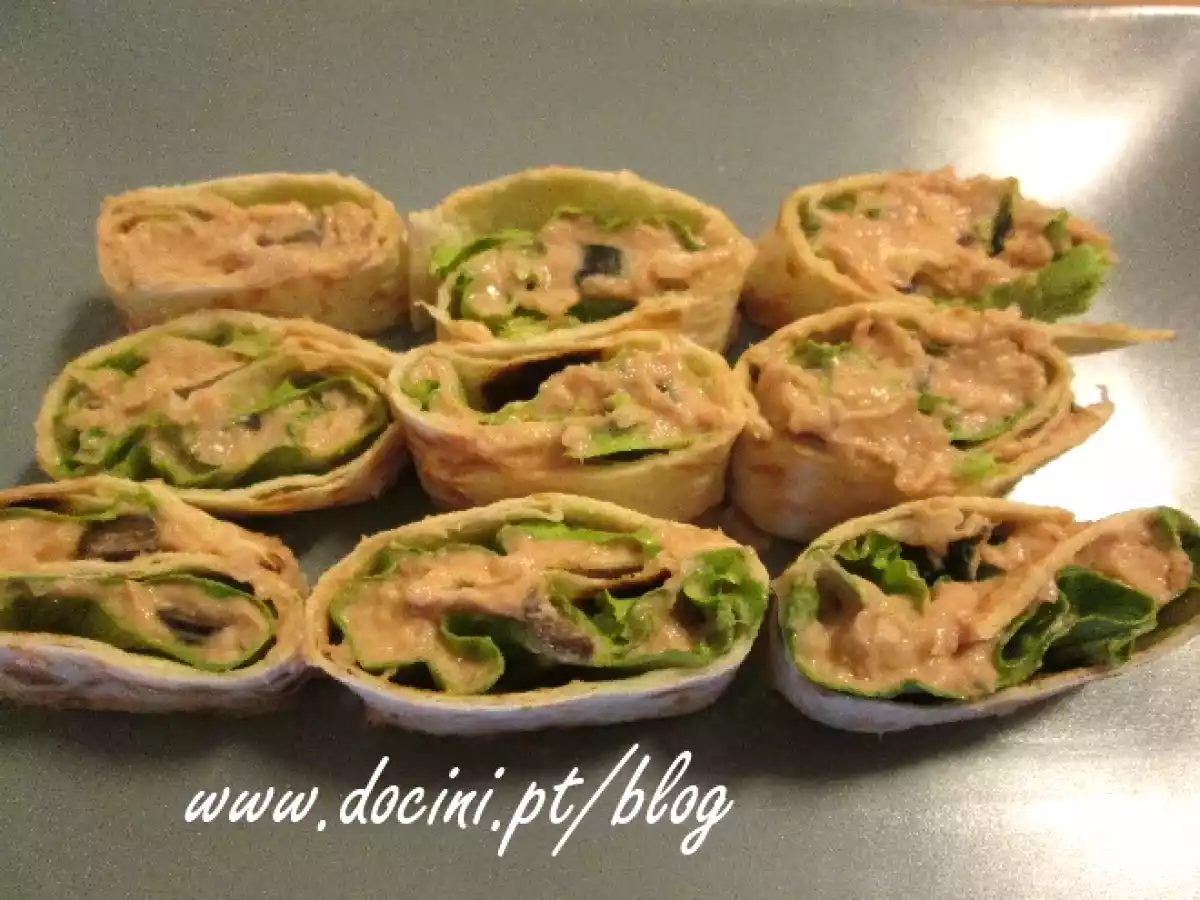 Mini Wraps com Pasta de Atum - foto 3