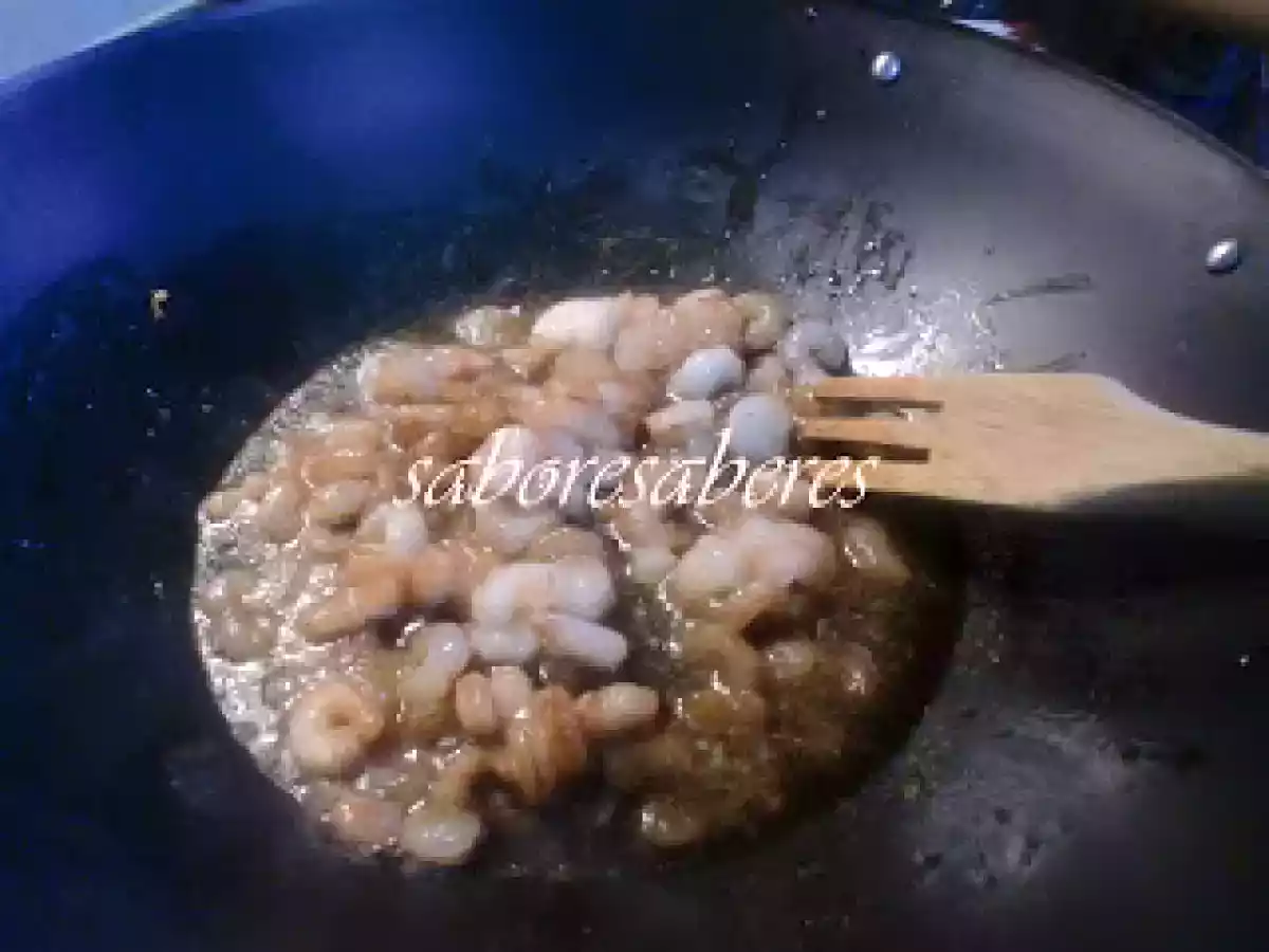 Miolo de Camarão com legumes chineses - Wok - foto 2