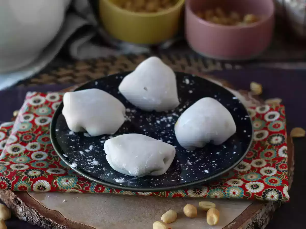 Mochi recheado com manteiga de amendoim - foto 2