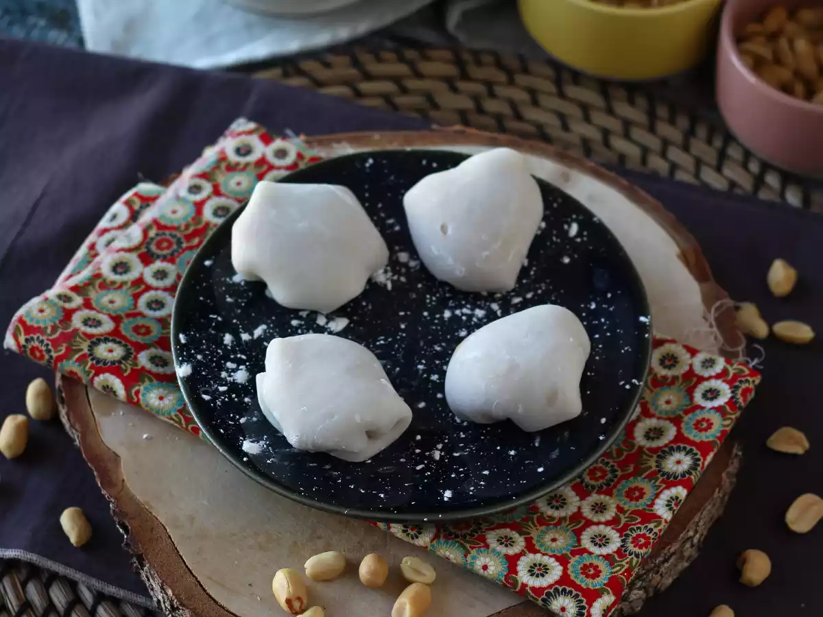 Mochi recheado com manteiga de amendoim - foto 8