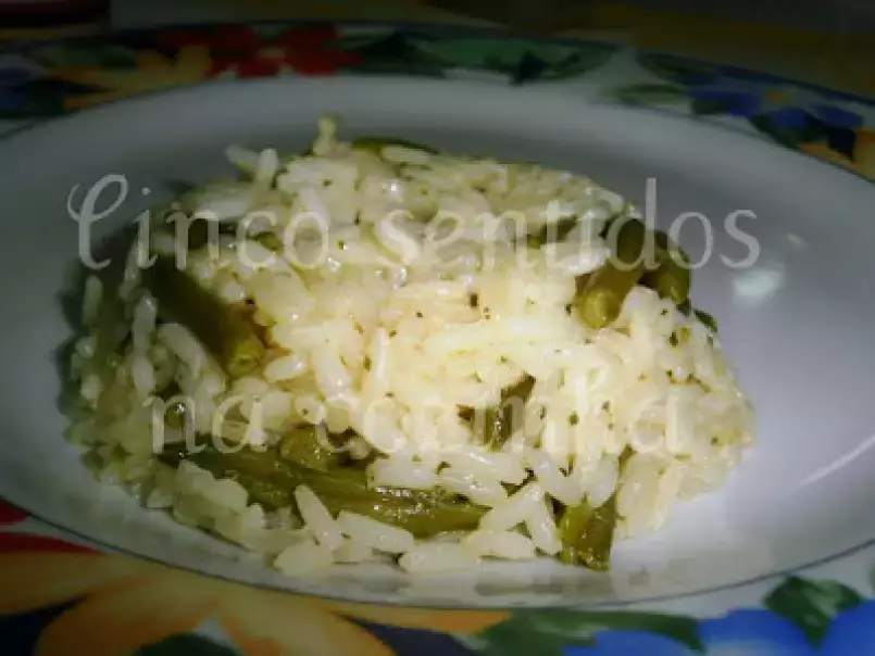 Moelas à portuguesa com arroz de feijão verde