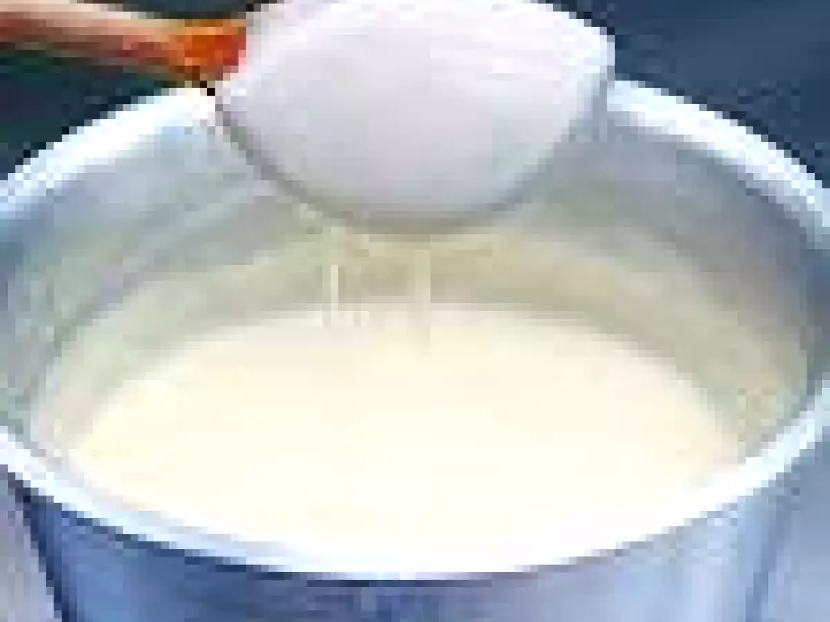 Molho branco no microondas