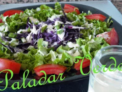 Molho branco para saladas - ovolactovegetariano