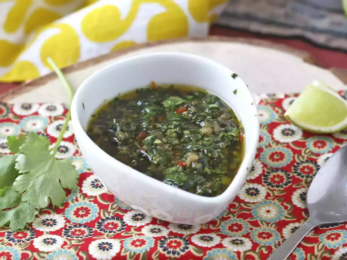 Molho Chimichurri: o toque perfeito para seus assados e churrascos.