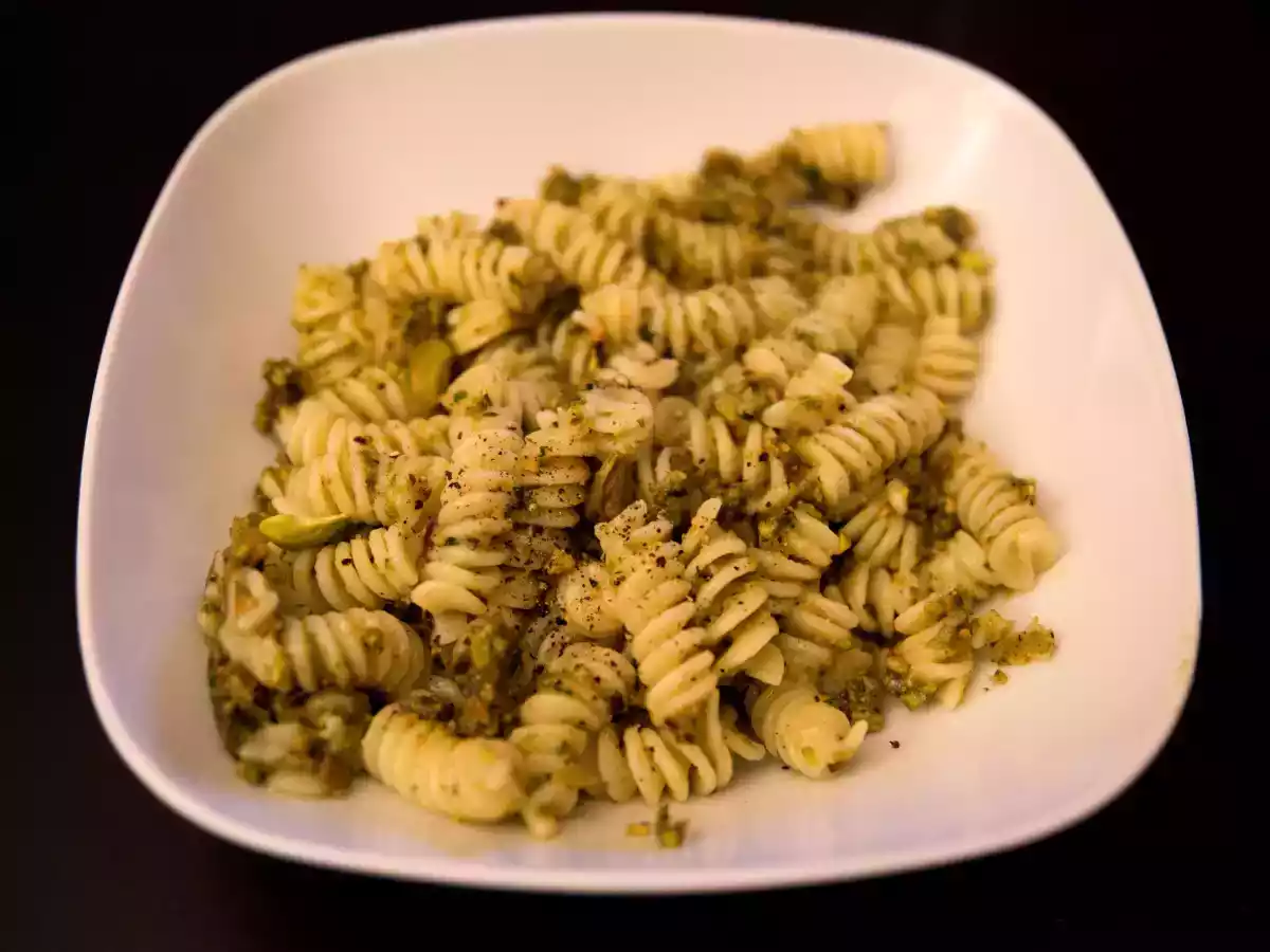 Molho pesto de pistaches