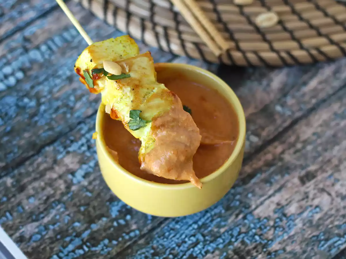 Molho satay de amendoim, aveludado e cremoso! - foto 3