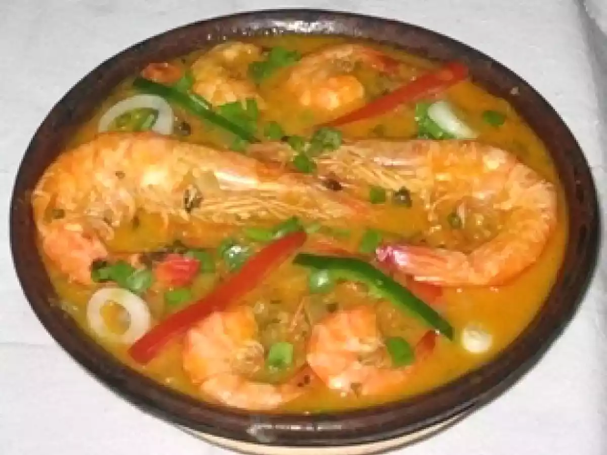 Moqueca de camarão mineira