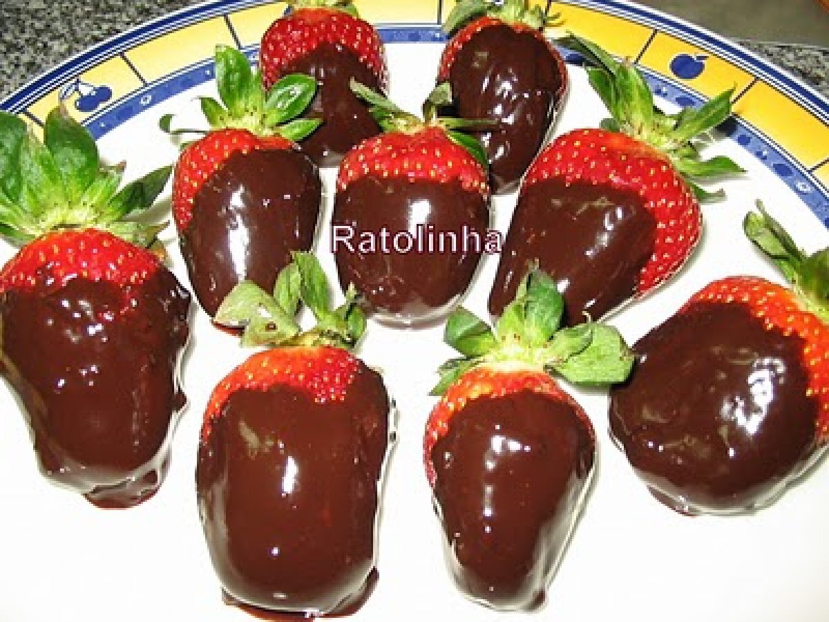 Morangos com Chocolate