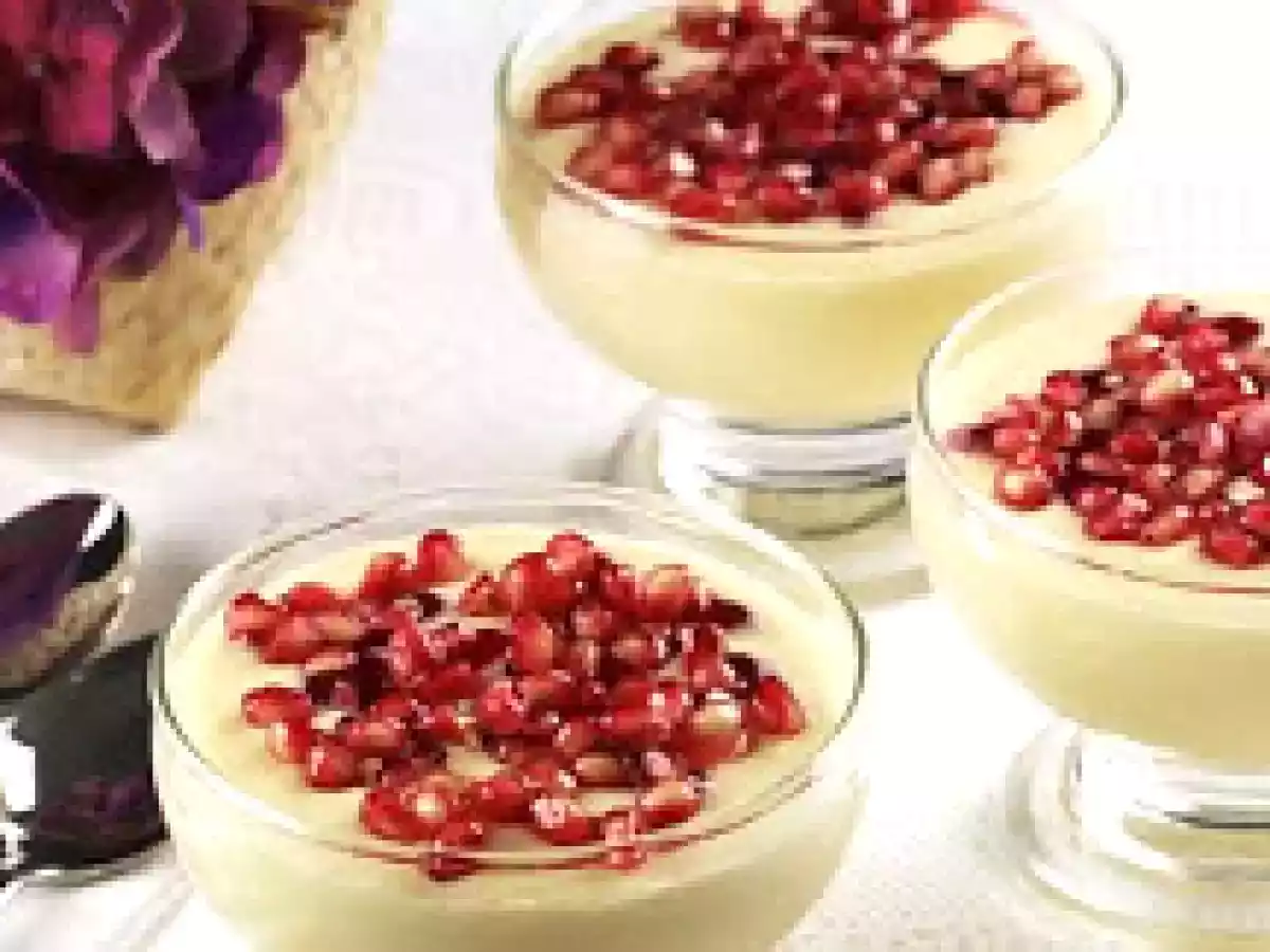 Mousse com calda de romã + Desastres culinários em pleno Natal!