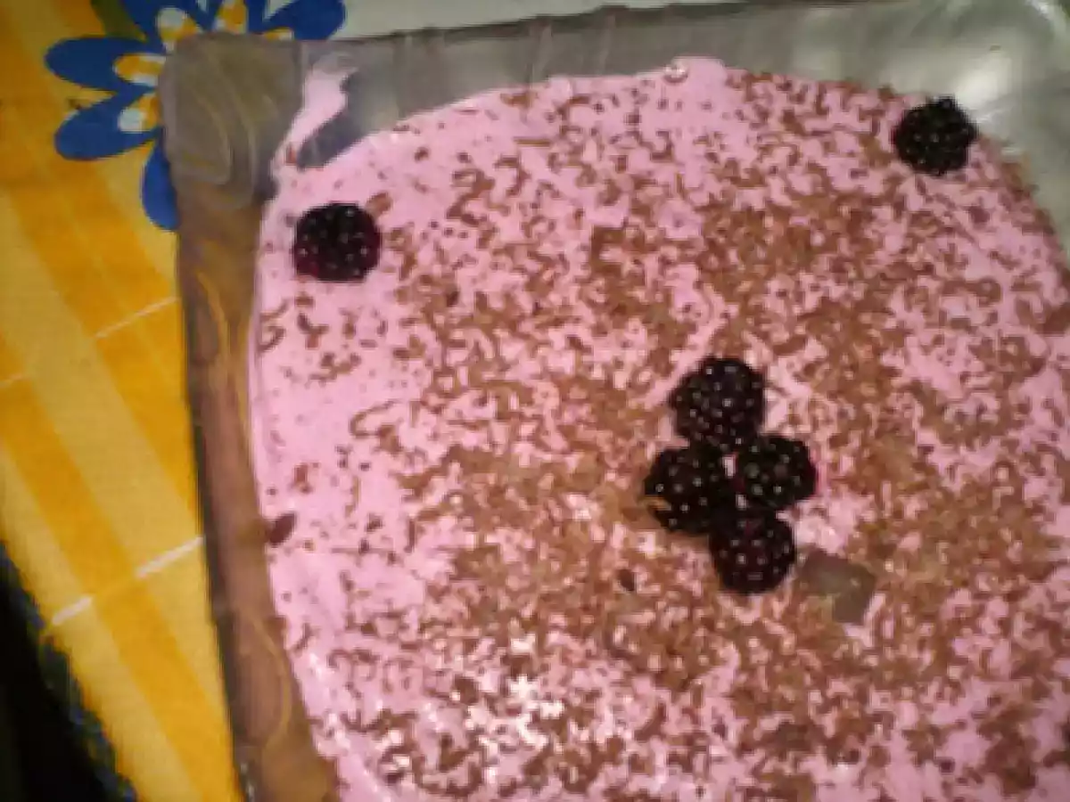 Mousse de amoras