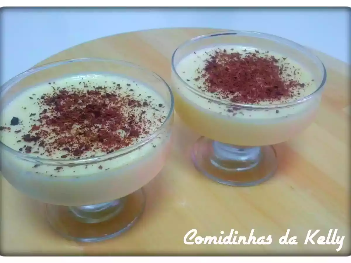 Mousse de chocolate branco