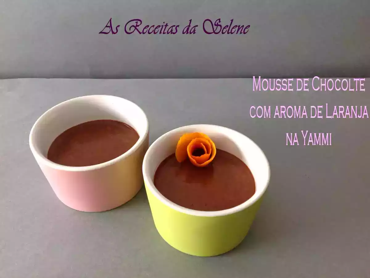 Mousse de Chocolate com Aroma de Laranja na Yammi