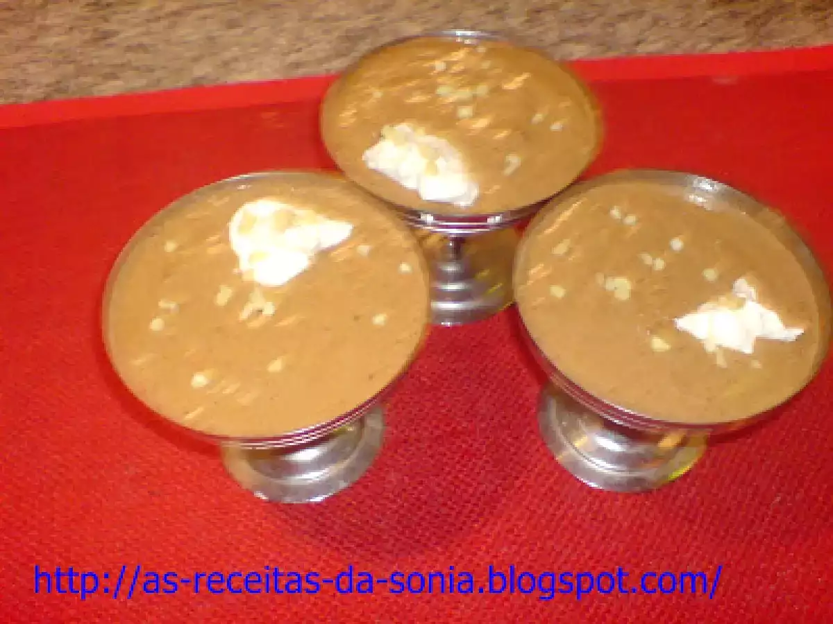 Mousse de chocolate com Mel e Nozes - foto 3