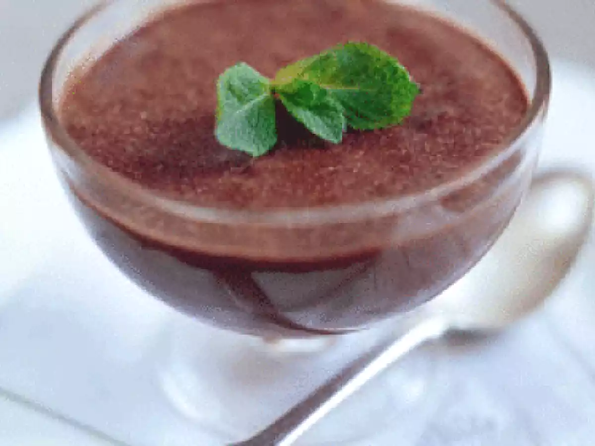 Mousse de chocolate diferente