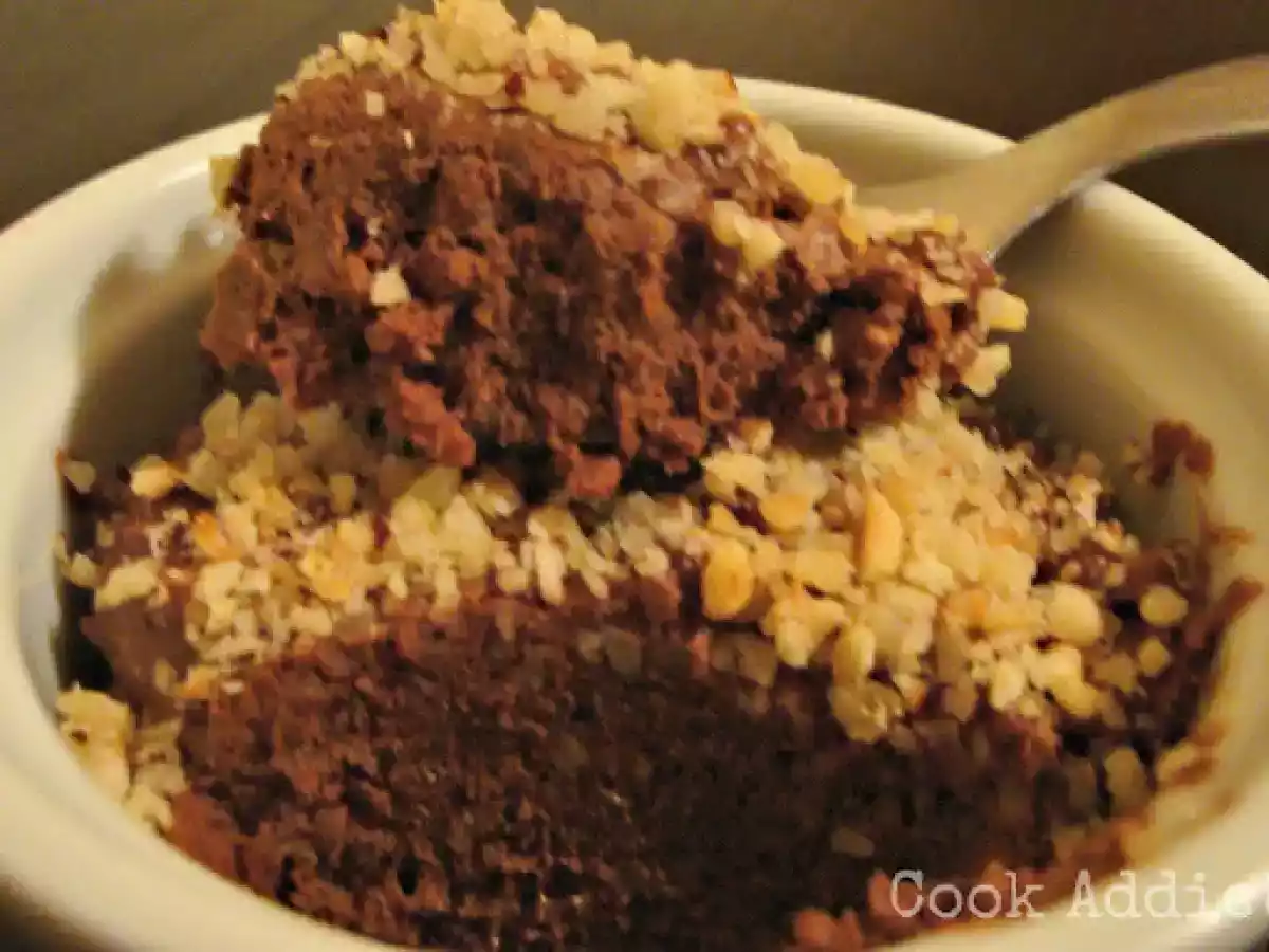 Mousse de chocolate e avelã