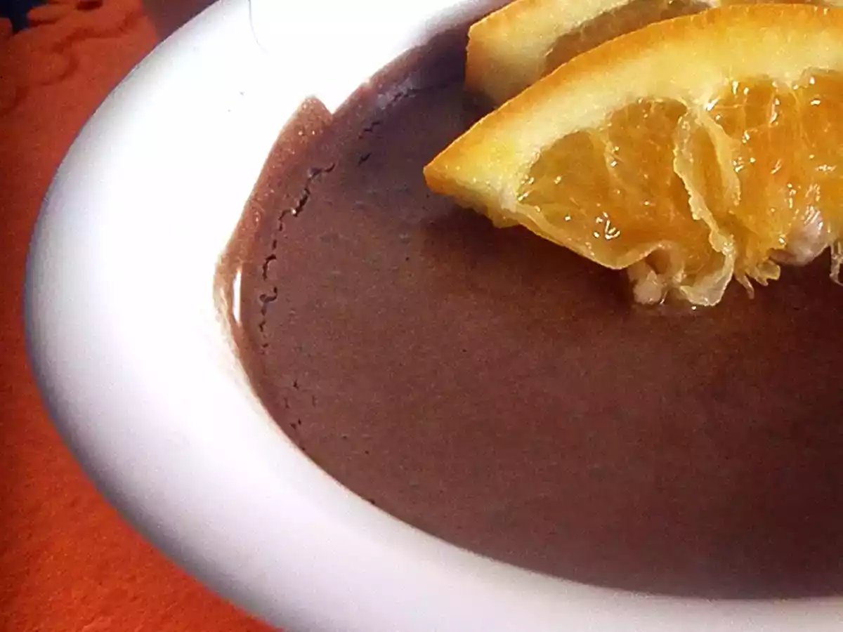 Mousse de Chocolate e Laranja