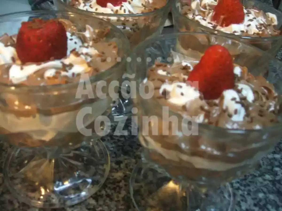 Mousse de chocolate e natas - foto 2