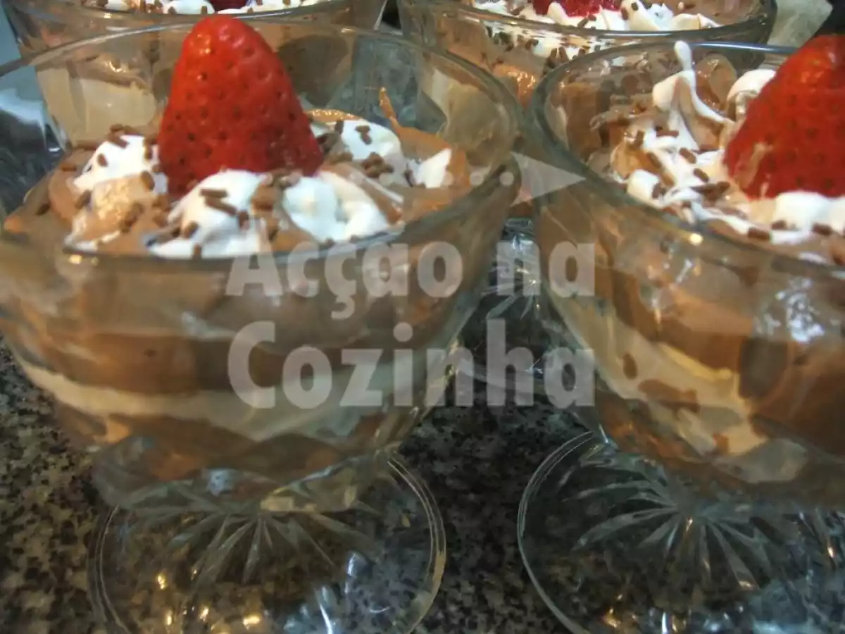 Mousse de chocolate e natas - foto 3