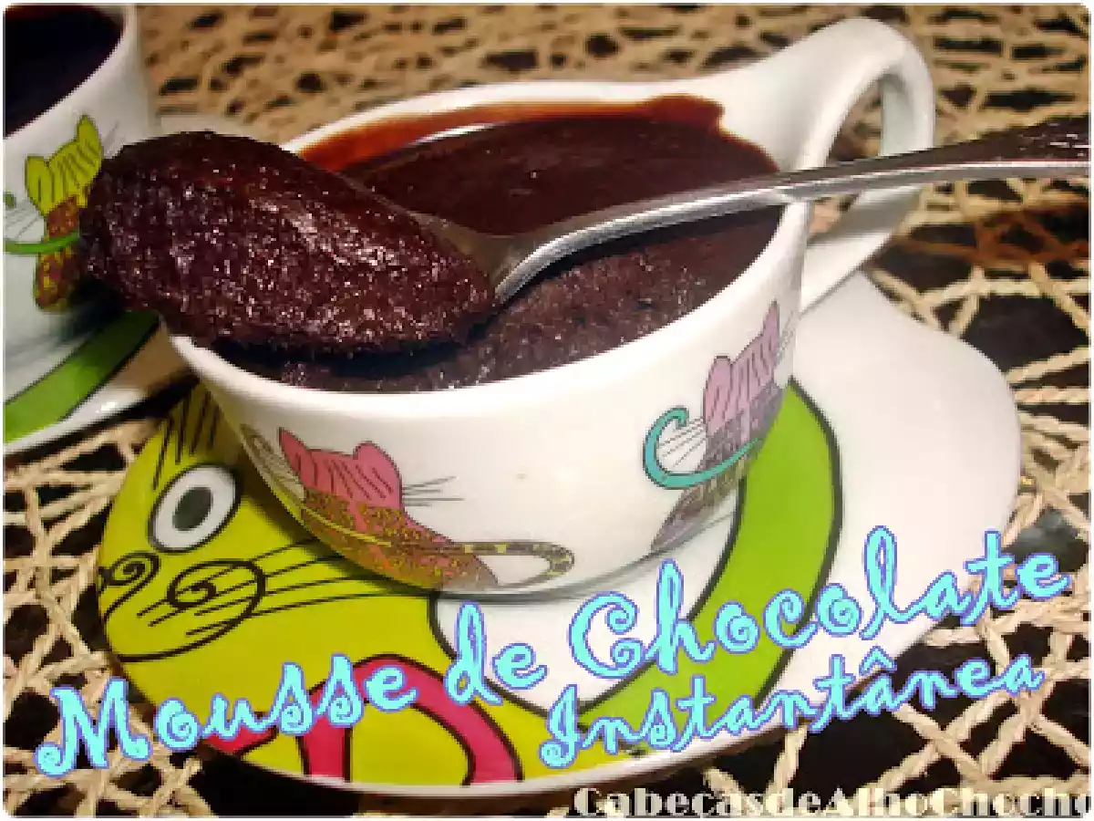 Mousse de Chocolate Instantânea
