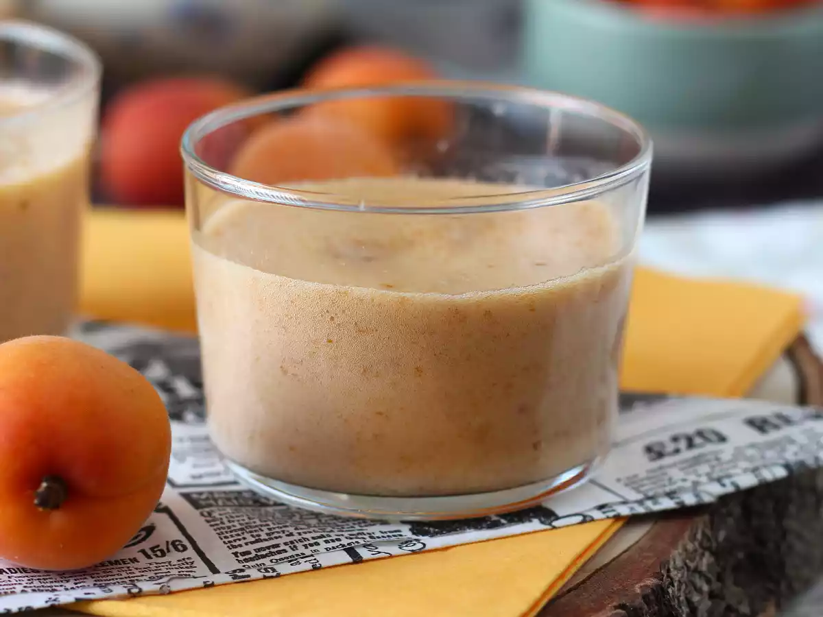 Mousse de damasco, rápido, sem cozimento e com apenas 4 ingredientes! - foto 3