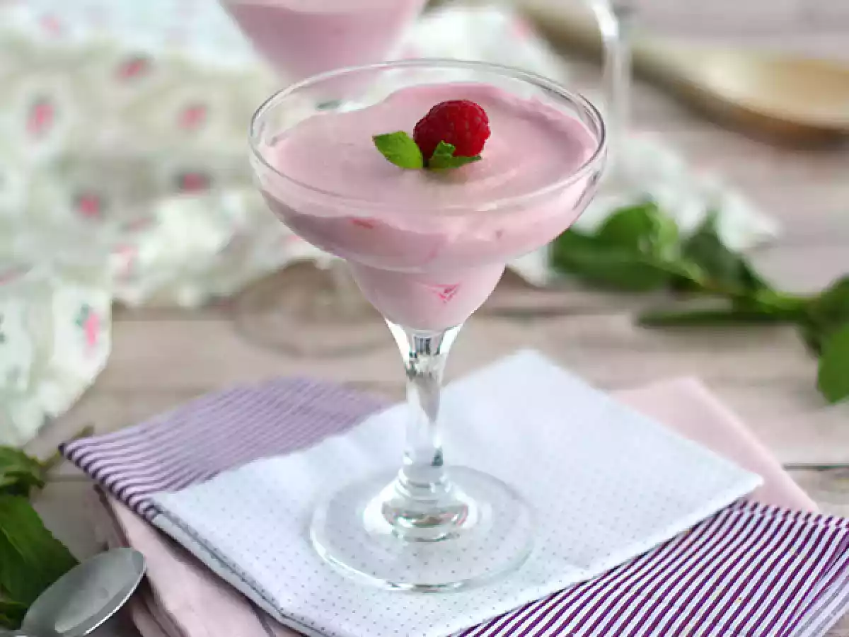 Mousse de framboesa fácil - foto 2