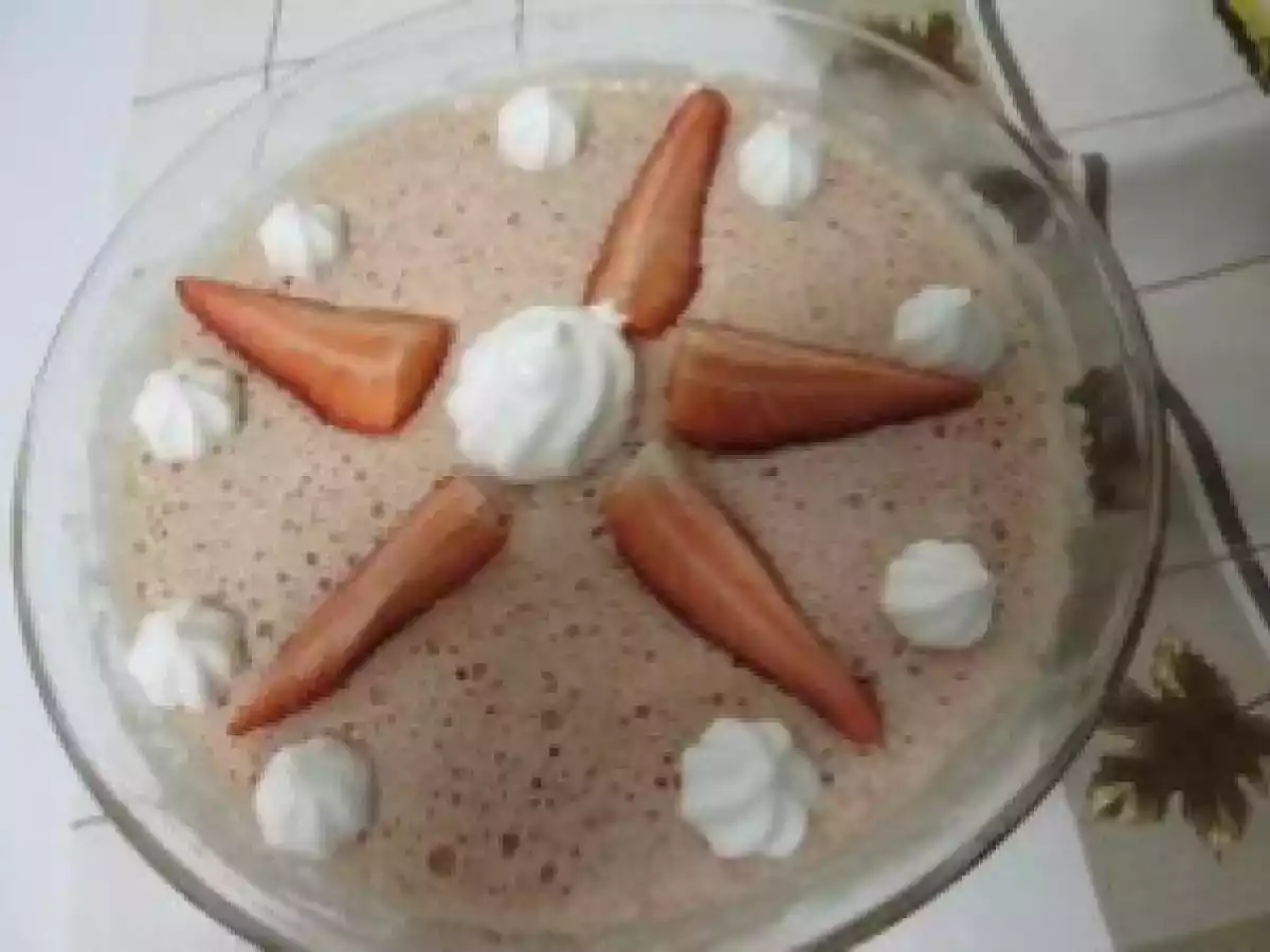 Mousse de morango na yammi