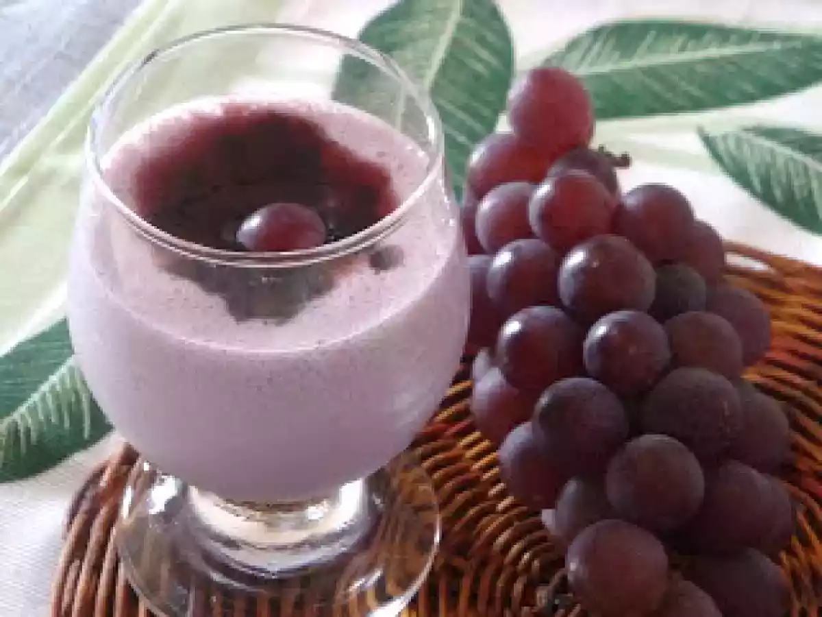 Mousse de Uva super fácil
