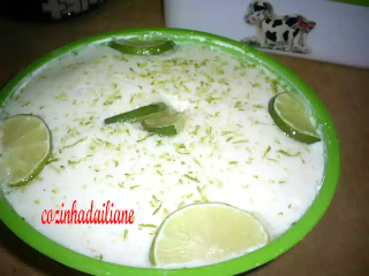 Mousse simples de limão