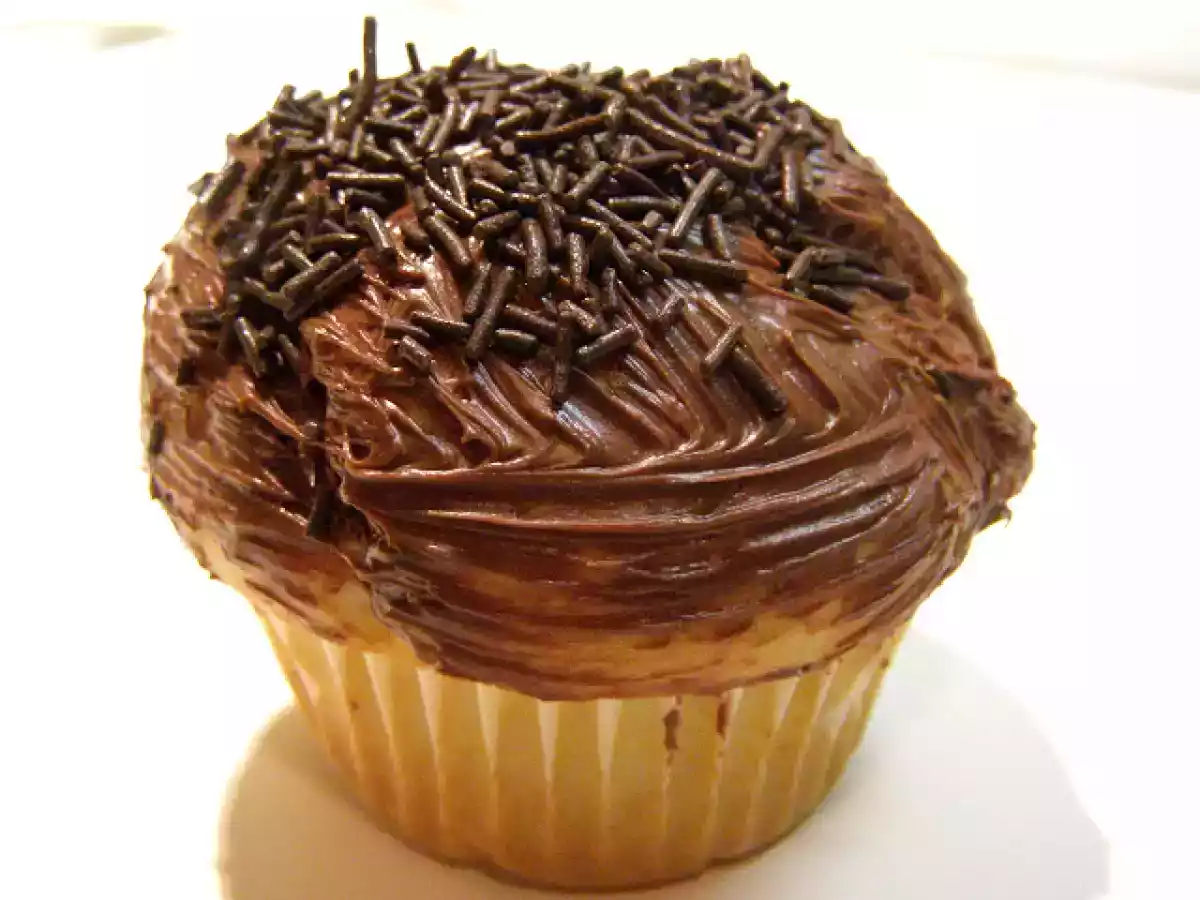 Muffin com nutella