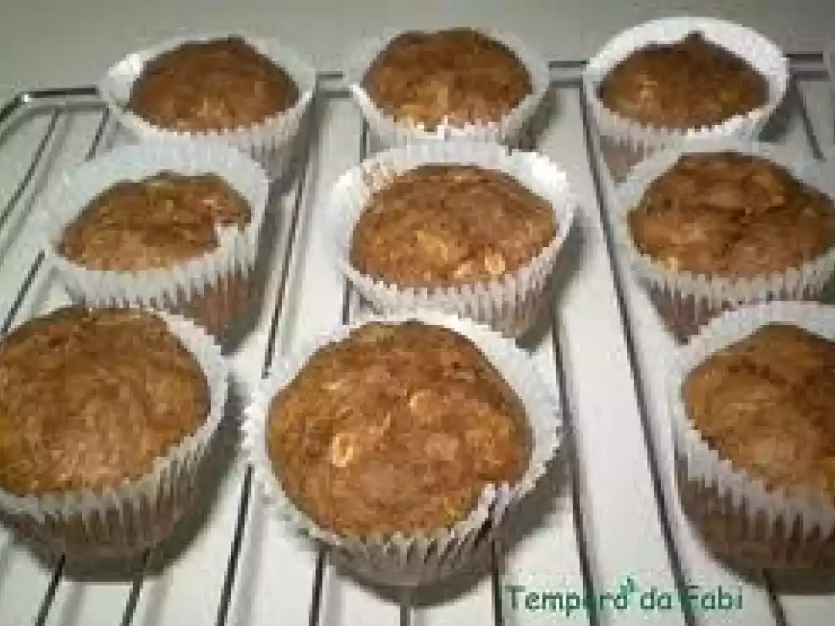 Muffin de Banana Aveia e Canela