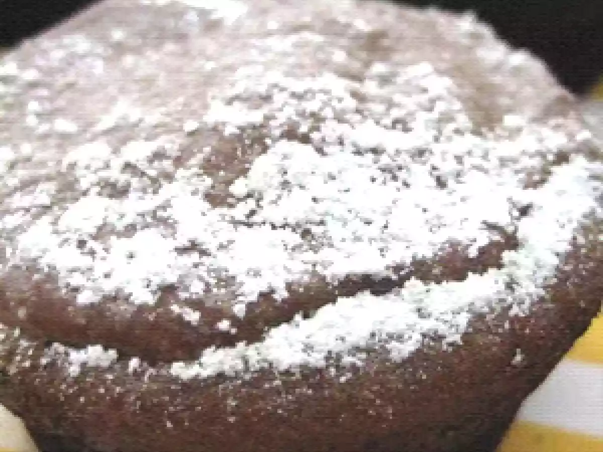 Muffin de banana com aveia e chocolate
