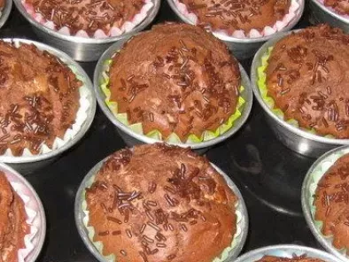 Muffin de Brownie de Chocolate