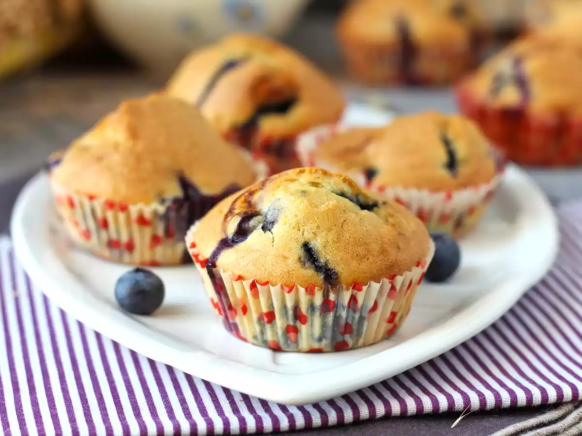 Muffin de mirtilo (Blueberry): receita fofa e deliciosa para o lanche - foto 3