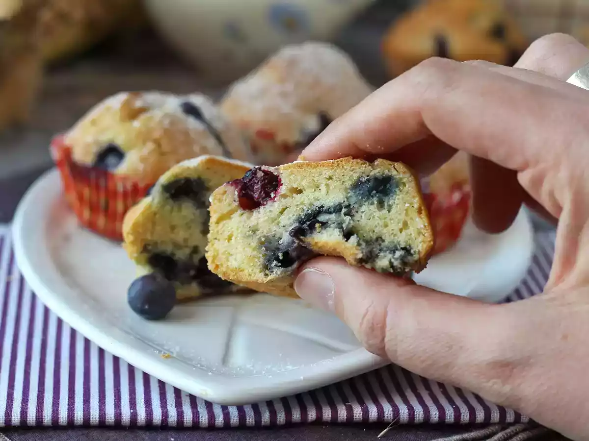 Muffin de mirtilo (Blueberry): receita fofa e deliciosa para o lanche - foto 4