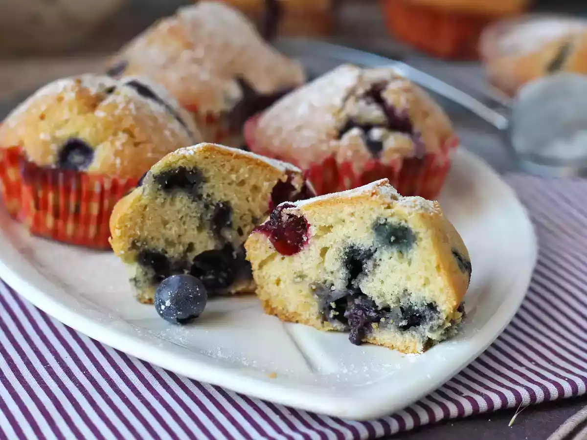 Muffin de mirtilo (Blueberry): receita fofa e deliciosa para o lanche - foto 6
