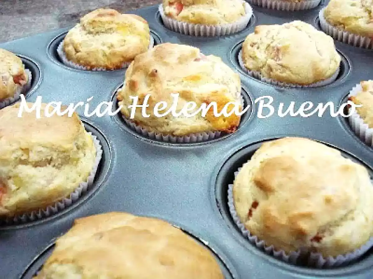 MUFFIN SALGADO PARA LANCHE