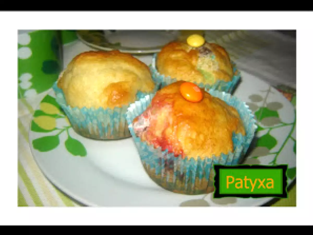 Muffins com M&M´s