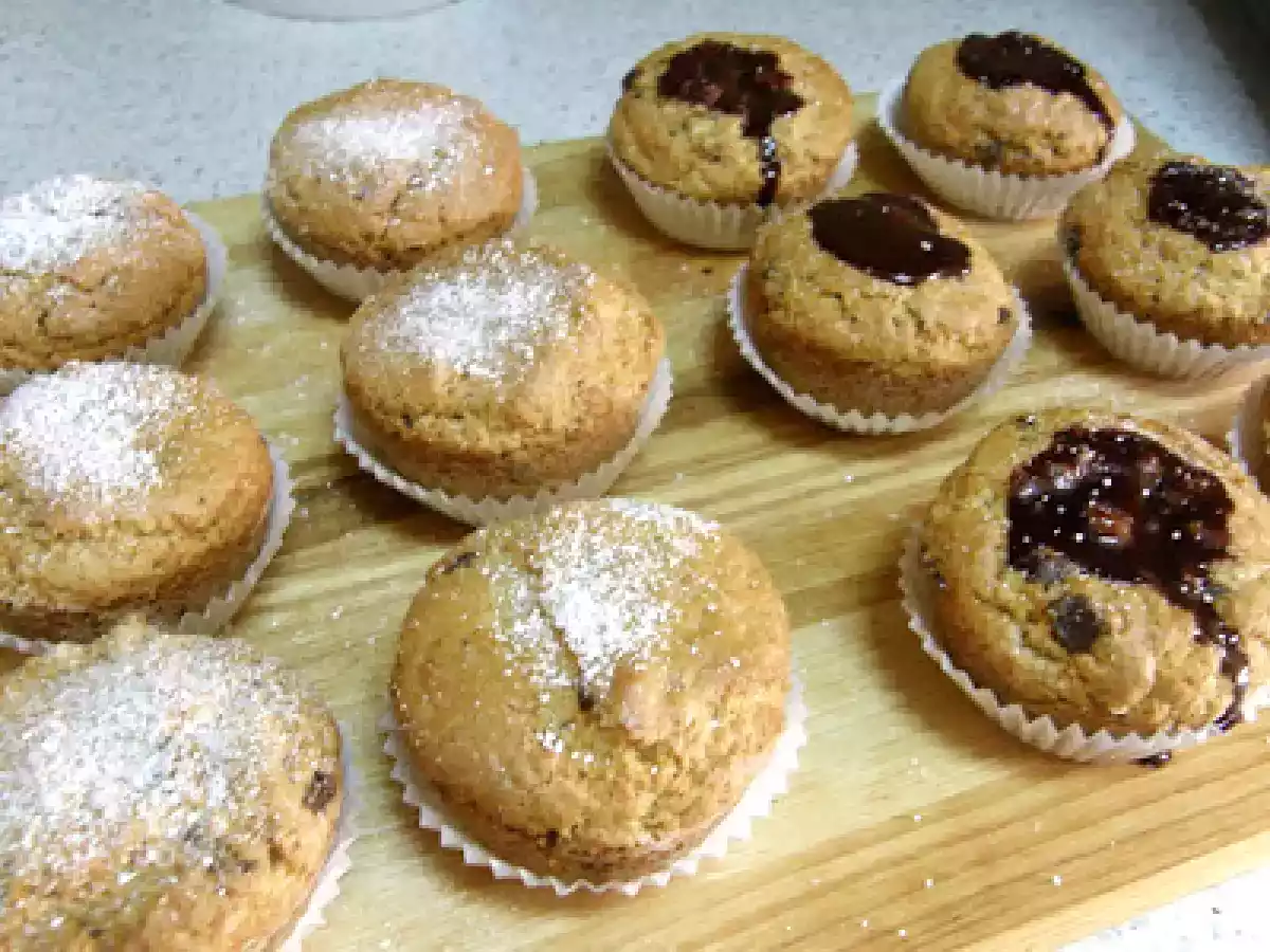Muffins com Pepitas de Chocolate