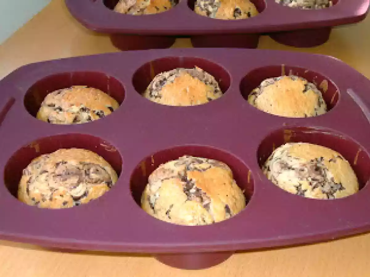 Muffins com pepitas de chocolate - foto 2