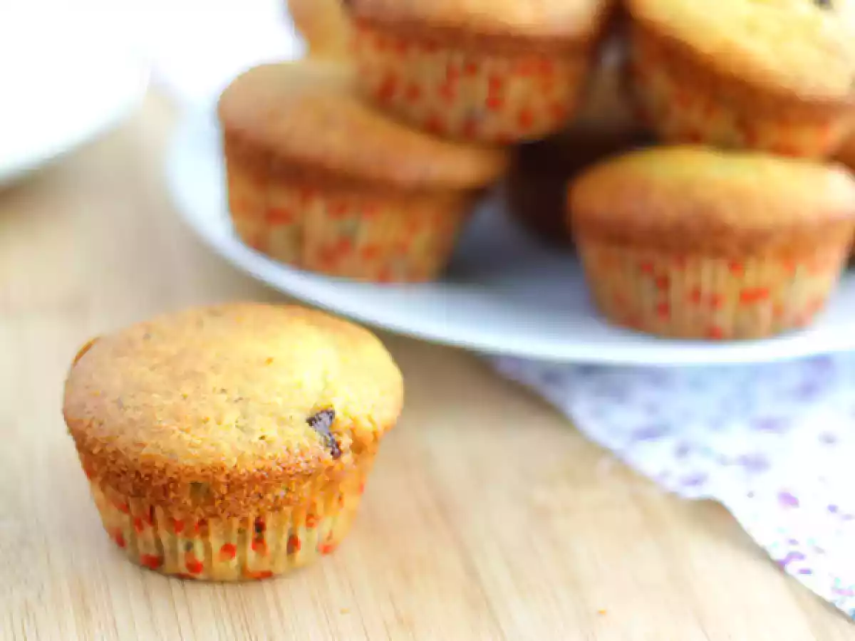 Muffins com pepitas de chocolate, receita Americana - foto 4